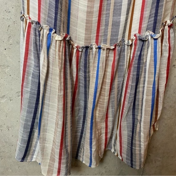 1. State Off-The-Shoulder Stripe Boho Spring Maxi Dress Size Large - Picture 6 of 6